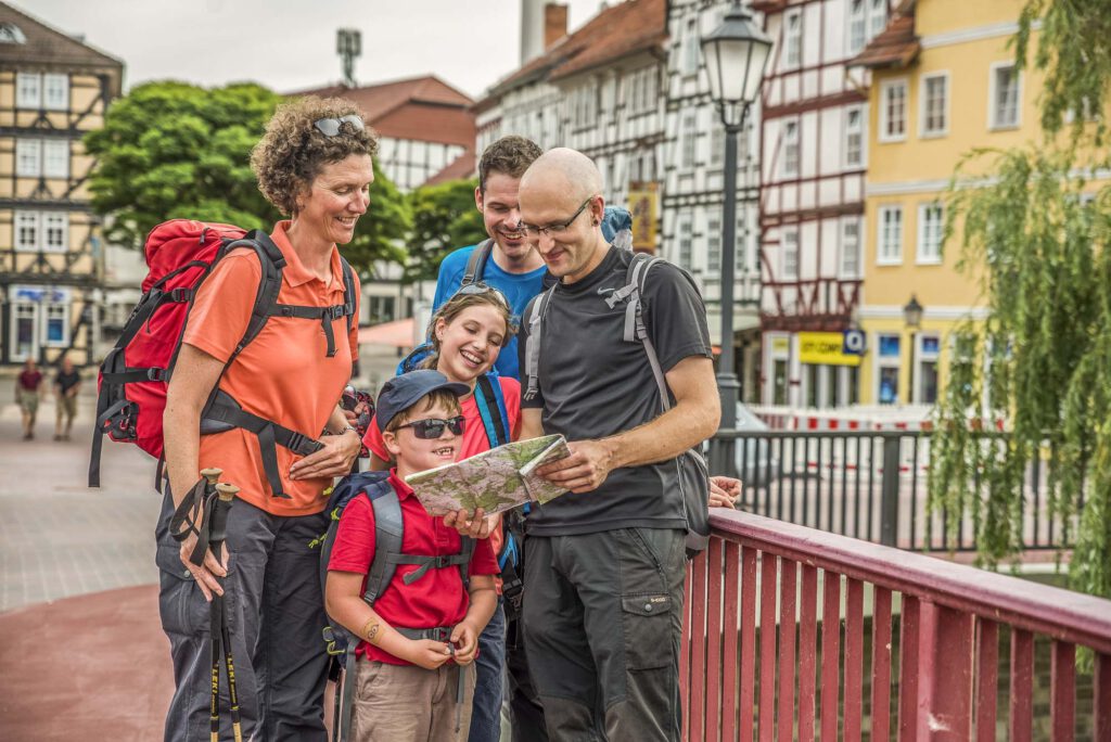 Wandergruppe in Eschwege